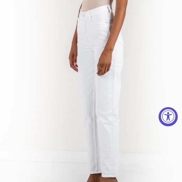 Mother (SNACKS) HIGH WAISTED TWIZZY SKIMP in STICKY RICE NWOT - Picture 2 of 14